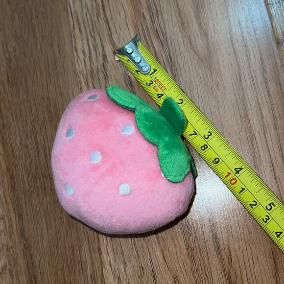 Strawberry Squeaky Dog Chew Toy - Picture 5 of 6